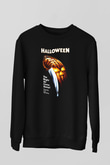 Halloween Siyah Unisex Sweatshirt