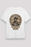 Halloween Unisex Baskılı Beyaz Tişört - Tshirt