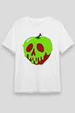 Halloween Unisex Baskılı Beyaz Tişört - Tshirt