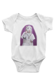 Hamster Baskılı Beyaz Unisex Bebek Body - Zıbın