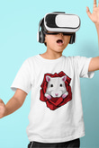 Hamster Beyaz Unisex Çocuk Tişört