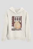 Hamster Beyaz Unisex Hoodie