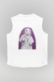 Hamster Beyaz Unisex Kolsuz Tişört