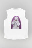 Hamster Beyaz Unisex Kolsuz Tişört
