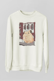 Hamster Beyaz Unisex Sweatshirt