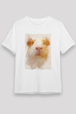 Hamster Beyaz Unisex Tişört T-Shirt - TişörtFabrikası