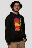 Hamster Siyah Unisex Hoodie