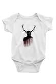 Hannibal Baskılı Beyaz Unisex Bebek Body - Zıbın