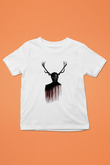 Hannibal Baskılı Beyaz Unisex Çocuk Tişört