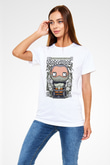 Hannibal Baskılı Unisex Beyaz Tişört