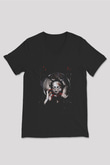 Hannibal Siyah Unisex V Yaka Tişört T-Shirt