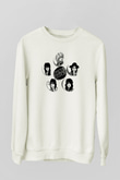 Hanoi Rocks Beyaz Unisex Sweatshirt