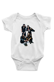 Hardcore Superstar Baskılı Unisex Beyaz Bebek Body - Zıbın