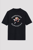 Hardcore Superstar Baskılı Unisex Siyah Oversize Tişört