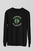 Hardcore Superstar Baskılı Unisex Siyah Sweatshirt