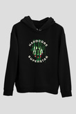Hardcore Superstar Baskılı Unisex Siyah Hoodie