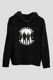 Hardcore Superstar Baskılı Unisex Siyah Hoodie