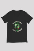 Hardcore Superstar Baskılı Unisex Siyah V Yaka Tişört