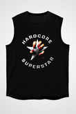 Hardcore Superstar Baskılı Unisex Siyah Kolsuz Tişört