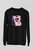 Hardcore Superstar Baskılı Unisex Siyah Sweatshirt
