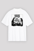 Hardcore Superstar Beyaz Unisex Oversize Tişört T-Shirt