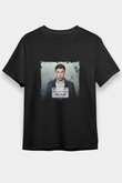 Hardwell Baskılı Unisex Siyah Tişört