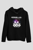 Hardwell Siyah Unisex Hoodie
