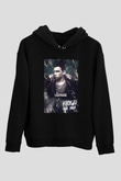Hardwell Siyah Unisex Kapüşonlu Sweatshirt