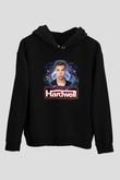 Hardwell Siyah Unisex Kapüşonlu Sweatshirt