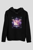 Hardwell Siyah Unisex Kapüşonlu Sweatshirt