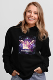 Hardwell Siyah Unisex Kapüşonlu Sweatshirt