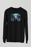 Hardwell Siyah Unisex Sweatshirt
