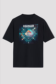 Hardwell Siyah Unisex Tişört T-Shirt - TişörtFabrikası
