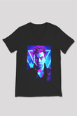 Hardwell Siyah Unisex V Yaka Tişört