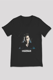 Hardwell Siyah Unisex V Yaka Tişört