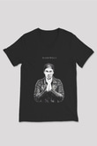 Hardwell Siyah Unisex V Yaka Tişört
