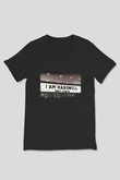 Hardwell Siyah Unisex V Yaka Tişört T-Shirt
