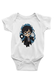 Harry Baskılı Unisex Beyaz Bebek Body - Zıbın