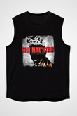 Haunted (The) Baskılı Unisex Siyah Kolsuz Tişört