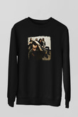 Haunted (The) Baskılı Unisex Siyah Sweatshirt