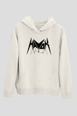Havok Baskılı Beyaz Unisex Kapüşonlu Sweatshirt