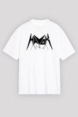 Havok Baskılı Beyaz Unisex Oversize Tişört - Tshirt