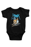 Havok Baskılı Unisex Siyah Bebek Body - Zıbın