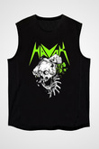 Havok Baskılı Unisex Siyah Kolsuz Tişört - Tshirt