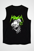 Havok Baskılı Unisex Siyah Kolsuz Tişört - Tshirt