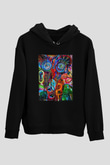 Hayat Siyah Unisex Hoodie