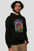 Hayat Siyah Unisex Hoodie