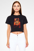 He-Man and the Masters of Universe Siyah   Crop Top Tişört