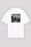 Heaven Shall Burn Baskılı Unisex Beyaz Oversize Tişört