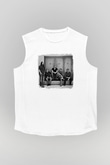 Heaven Shall Burn Baskılı Unisex Beyaz Kolsuz Tişört